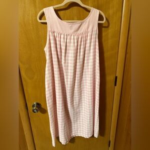 American Vintage pink gingham mumu dress